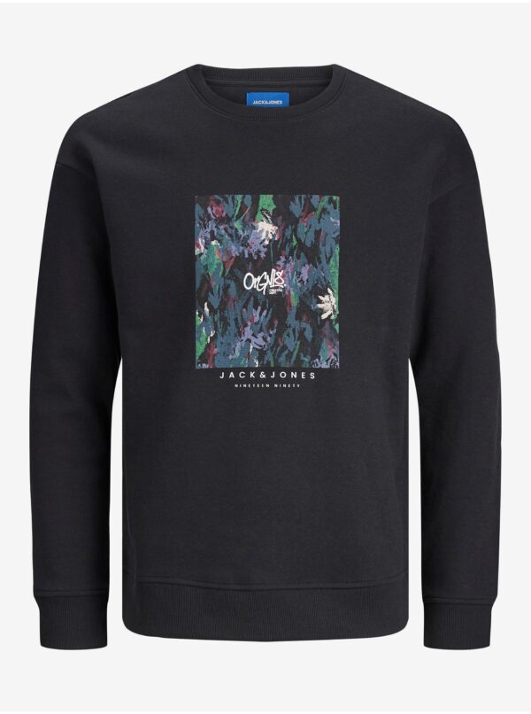 Black boys' sweatshirt Jack & Jones Silver - Boys