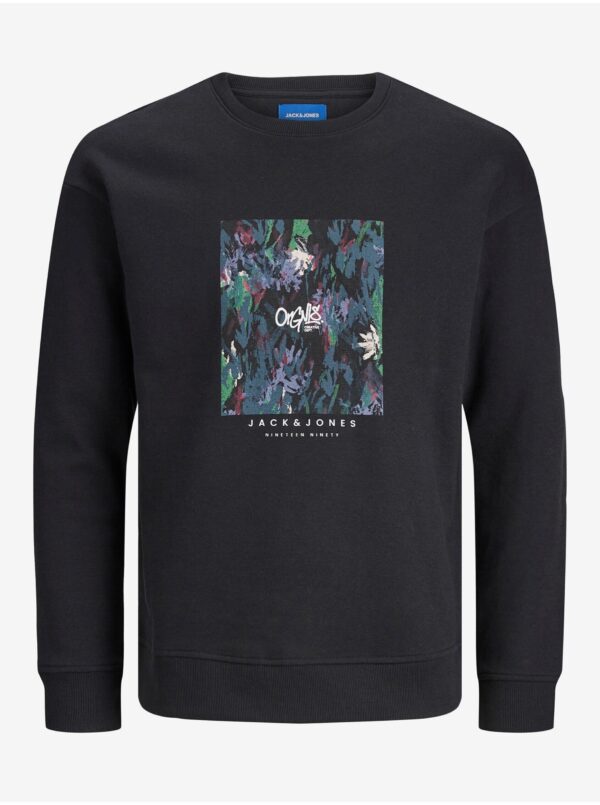 Black boys' sweatshirt Jack & Jones Silver - Boys