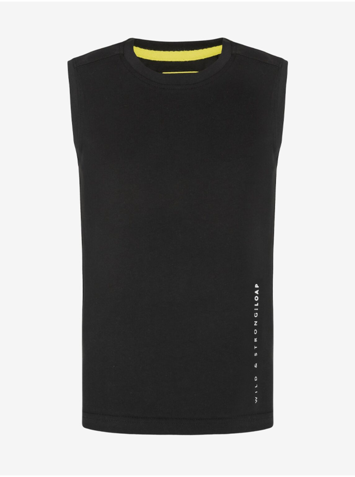 Black boys' tank top LOAP Boor - unisex
