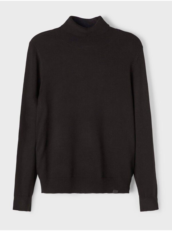 Black boy's turtleneck name it Ralos - unisex