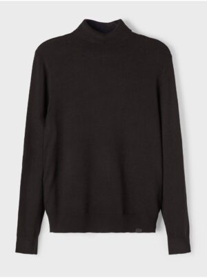 Black boy's turtleneck name it Ralos - unisex