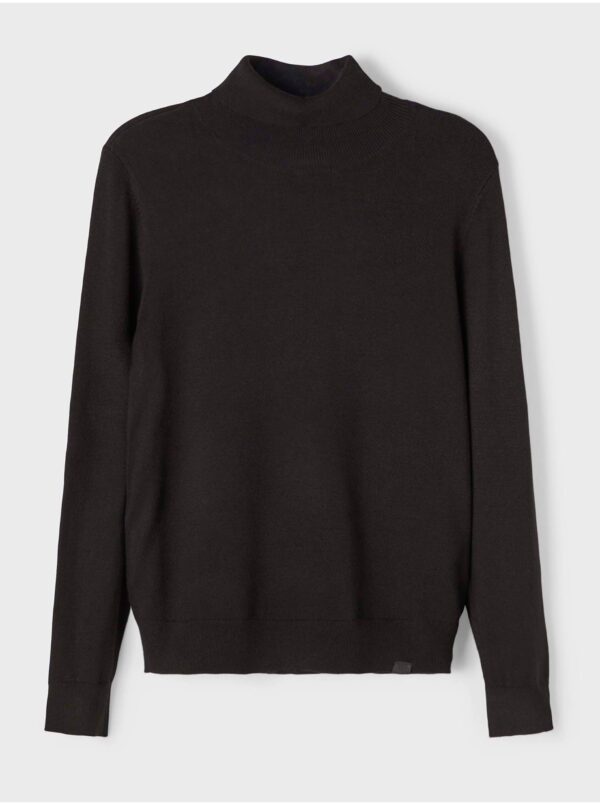 Black boy's turtleneck name it Ralos - unisex