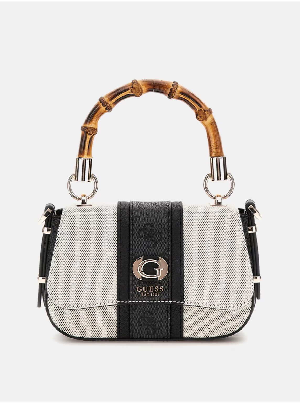 Black-cream small women's handbag Guess - Women's