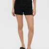 Black denim shorts VERO MODA Brenda - Women's
