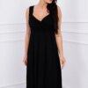 Black dress with wide straps
