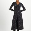 Black floral sweater jumpsuit Blutsgeschwister Glamourama Quee - Women's