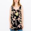 Black floral top CAMAIEU - Women