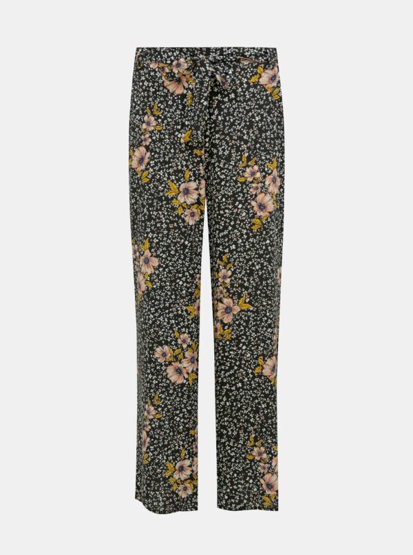 Black floral trousers ONLY Nova - Women