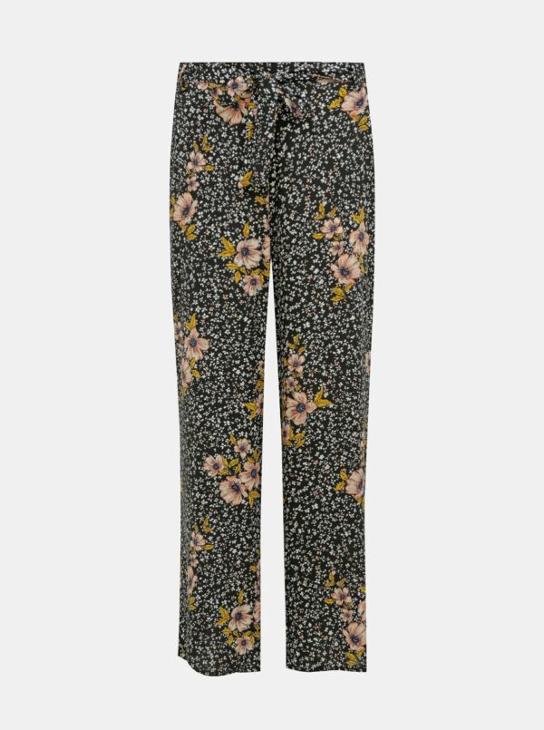 Black floral trousers ONLY Nova - Women