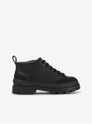Black girl's leather shoes Camper Brutus - unisex