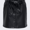 Black girls' leatherette skirt ONLY Karli - Girls