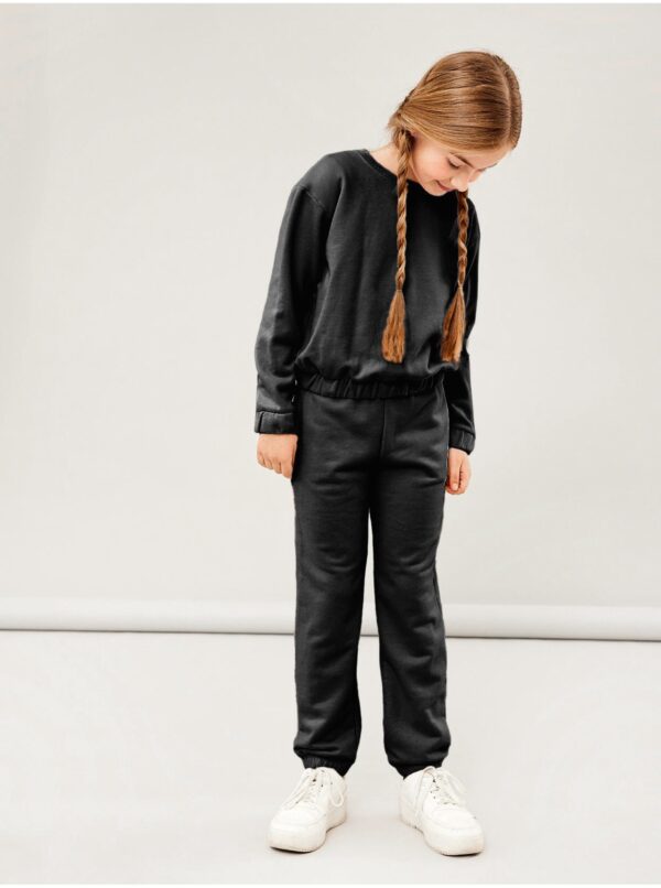 Black girl's sweatpants name it Tulena - unisex