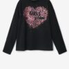 Black girly T-shirt Desigual Alba - Girls