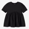 Black girly loose T-shirt name it Bitten - Girls