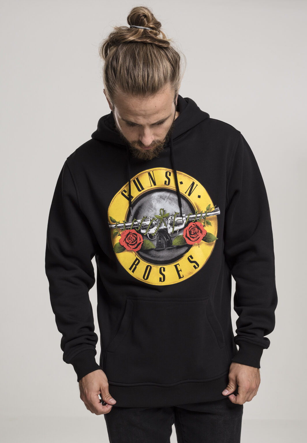 Black hood with Guns n' Roses logo