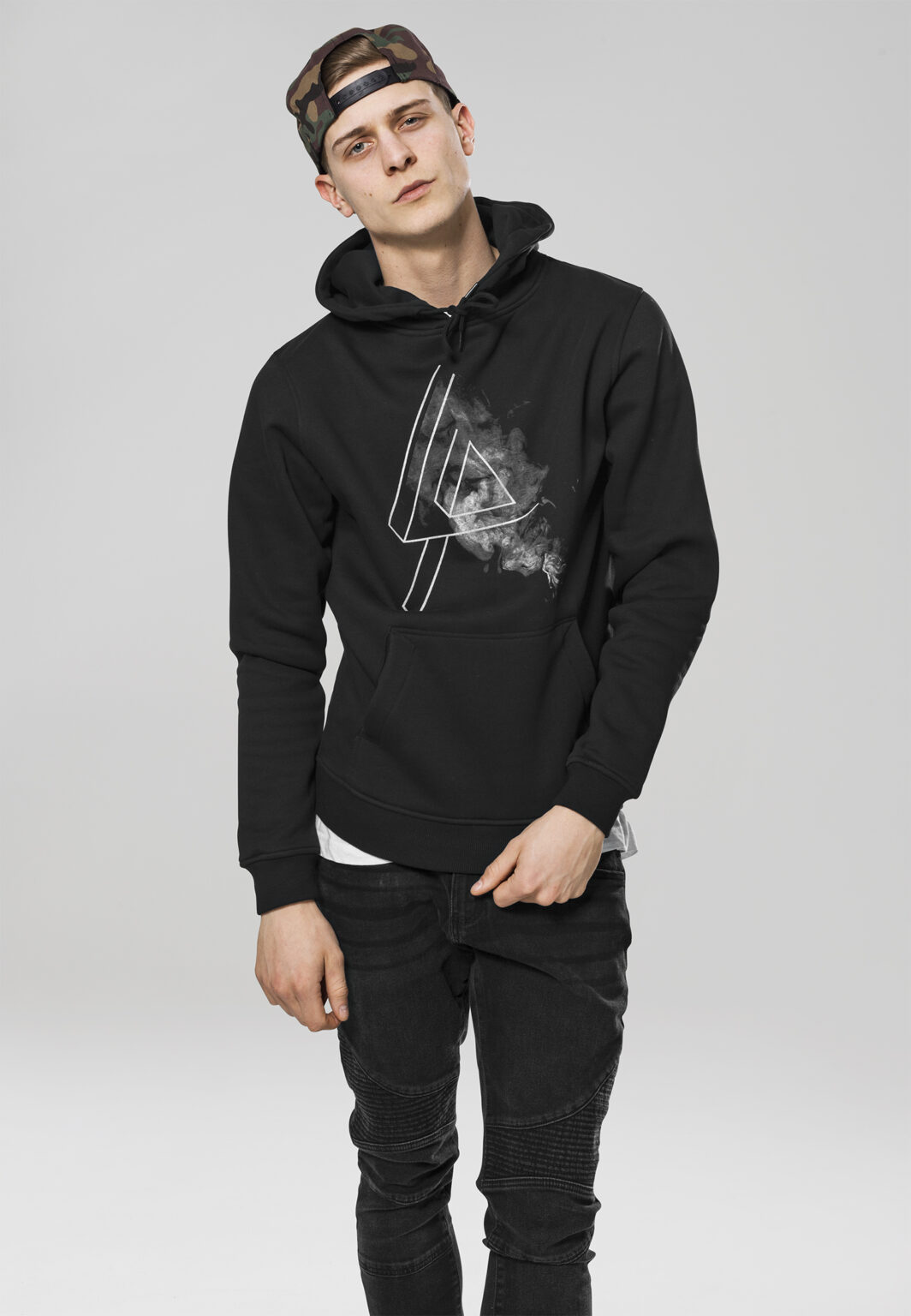 Black hood with Linkin Park logo