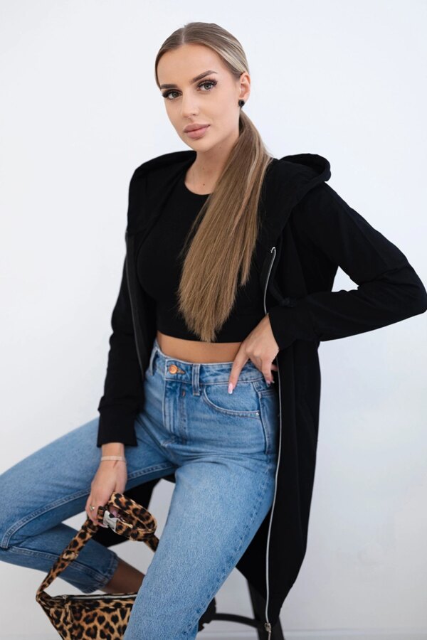 Black hoodie with hood