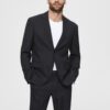 Black jacket with wool Selected Homme Stock - Men