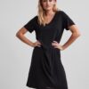 Black loose basic dress Pieces Amala - Women's