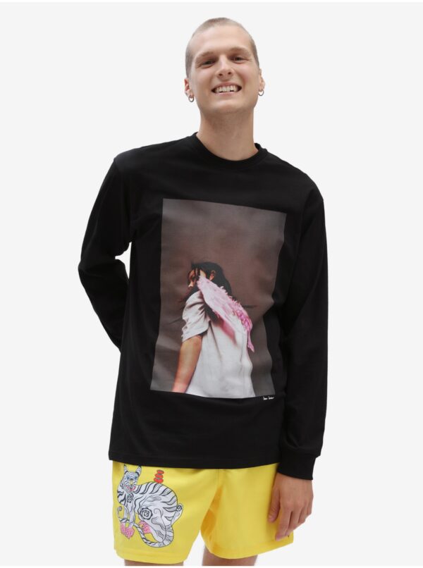 Black men's T-shirt with VANS Pride print - Men's