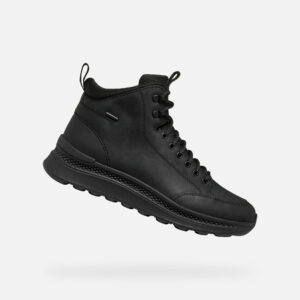 Black men's ankle boots Geox Spherica Actif X2 - Men