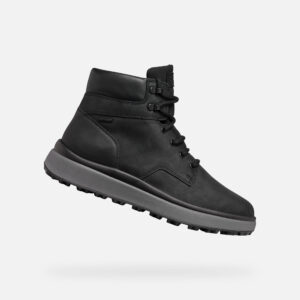 Black men's ankle shoes Geox Granito + Grip B A - Men's