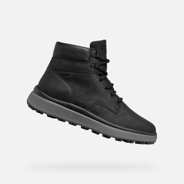 Black men's ankle shoes Geox Granito + Grip B A - Men's