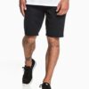 Black men's canvas shorts Quiksilver EVDAY CHINO LIGHT black - Men's