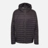 Black men's down jacket Geox Warrens - Men's
