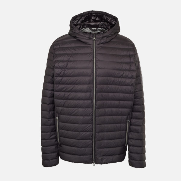 Black men's down jacket Geox Warrens - Men's