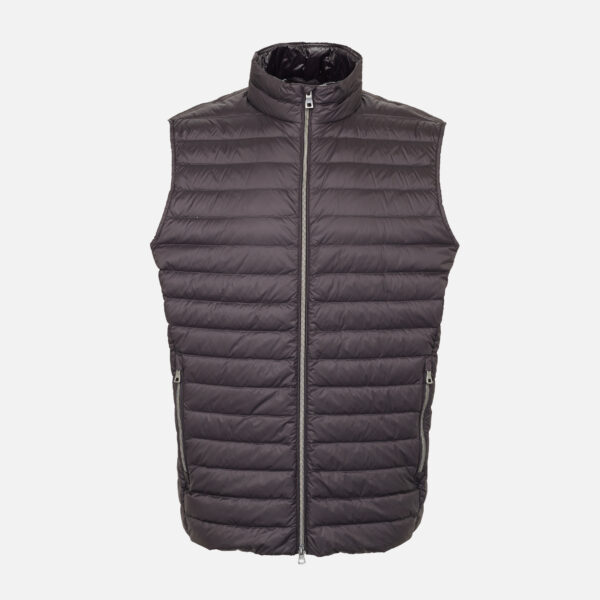 Black men's down vest Geox Warrens - Men's