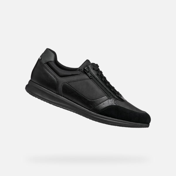 Black men's sneakers Geox Avery - Men's