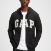 Black men's sweatshirt GAP Logo arch hoodie