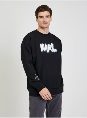 Black men's sweatshirt KARL LAGERFELD - Men's