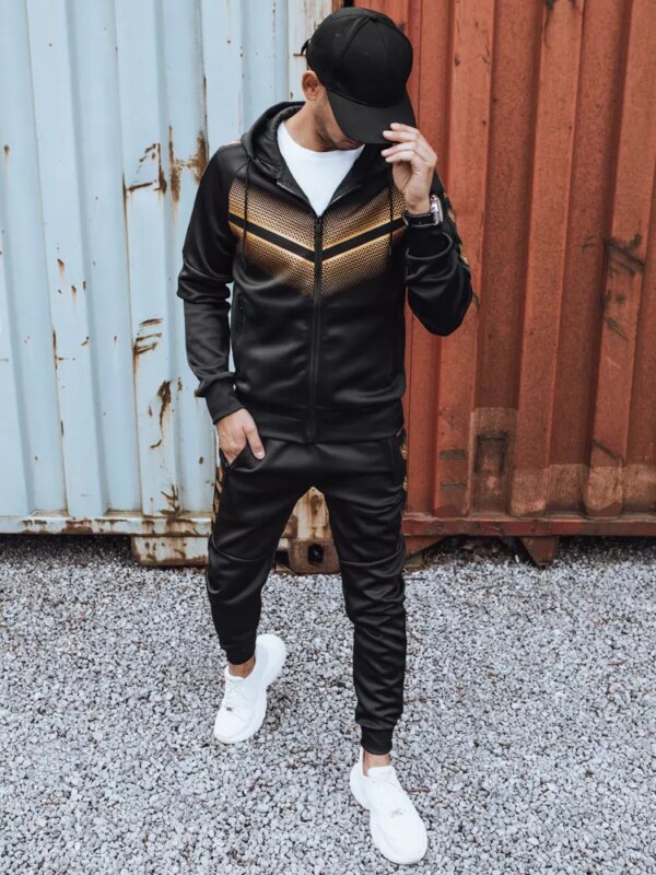 Black men's tracksuit Dstreet