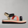 Black-orange women's sandals NAPAPIJRI - Women's