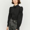 Black shirt with gathered sleeves TALLY WEiJL - Women's