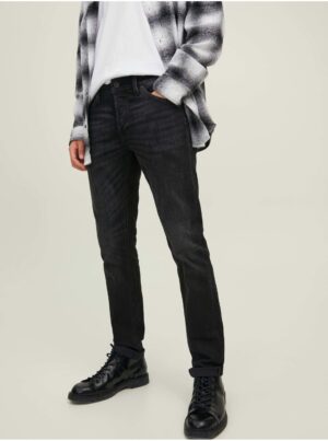 Black slim fit jeans Jack & Jones Glenn - Men's