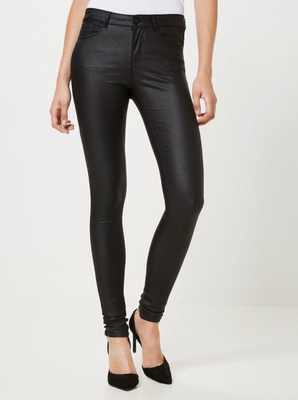Black slim fit trousers VERO MODA Seven - Women's