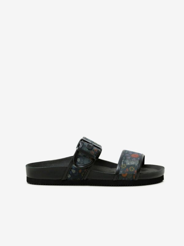 Black slippers Desigual Shoes Aries Butterfly - Women's