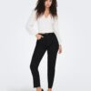 Black straight fit jeans ONLY Emily - Women