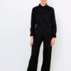 Black striped overall CAMAIEU - Women