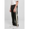 Black striped trousers