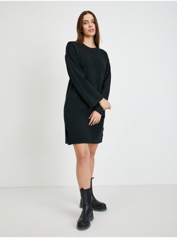 Black sweater dress VERO MODA Gold - Women