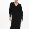 Black sweater midishdresses ONLY New Tessa - Women