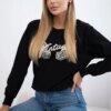 Black sweatshirt with print