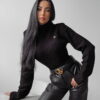 Black turtleneck EMMIE 2023 OLAVOGA