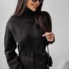 Black turtleneck LEILA 2023 OLAVOGA