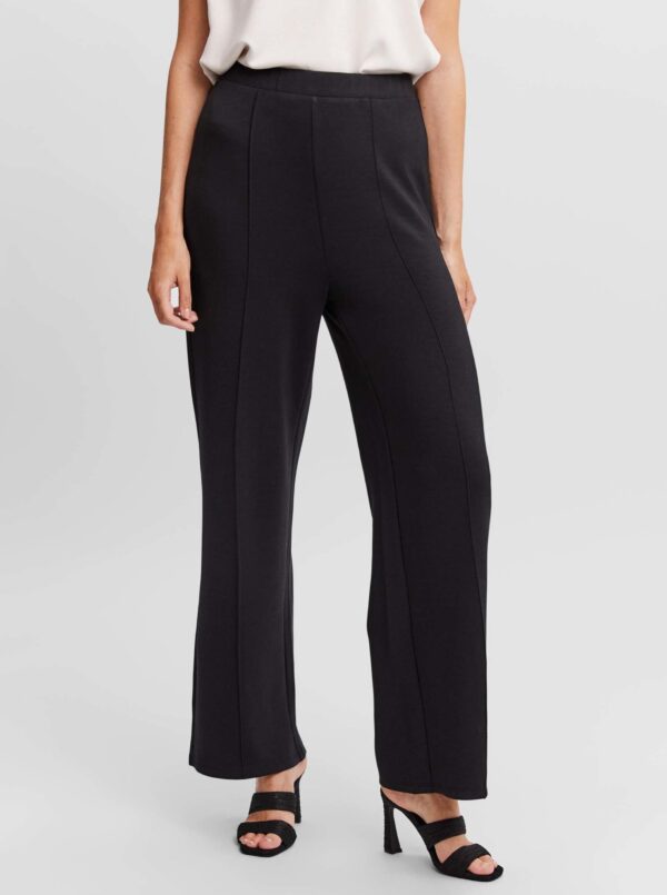 Black wide trousers VERO MODA Silky - Women