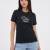 Black women's T-shirt Converse - Women